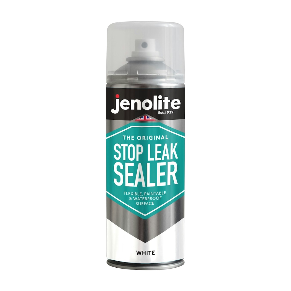image 1 of Jenolite Stop Leak Waterproof Sealer Spray - White - 400ml