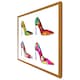 image 4 of Geometric high heels (Picutre Frame) Brown | S