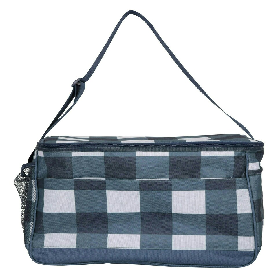 image 1 of Mountain Warehouse 25L Picnic Camping Coolbag Lightweight Durable Adjustable Bag Blue | Cobalt