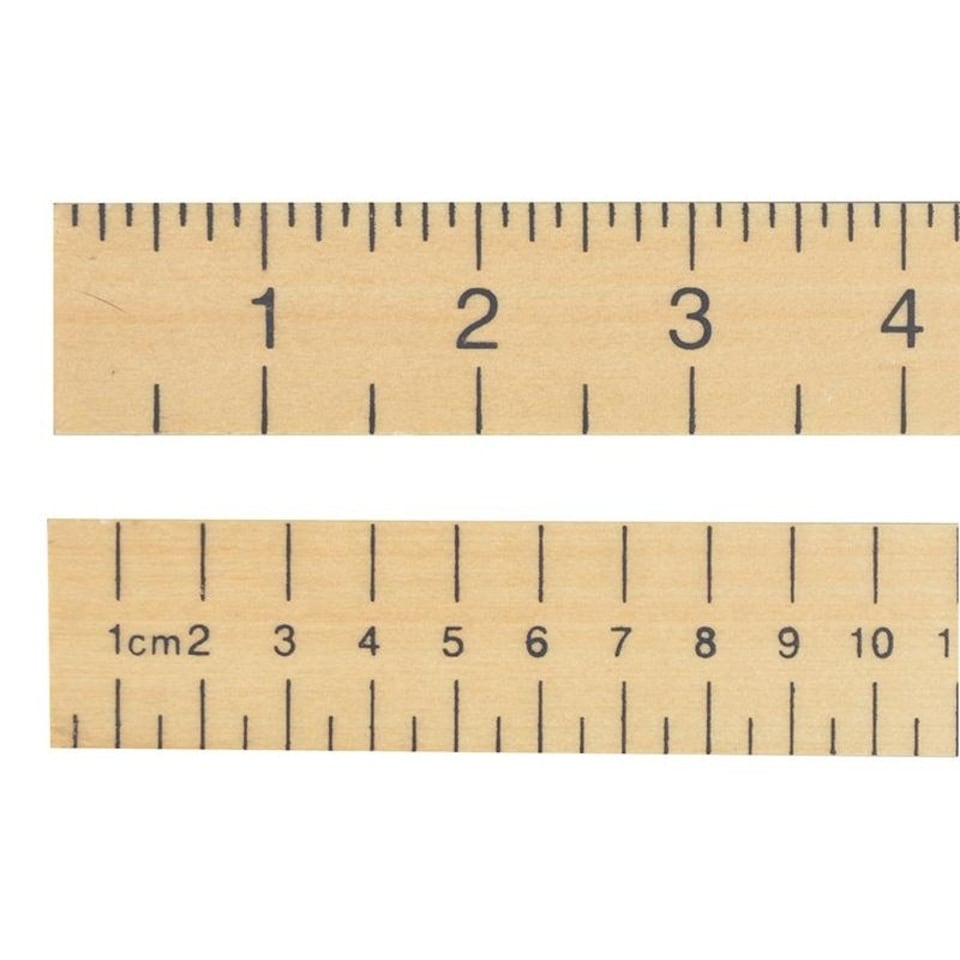 R.s.t. Hardwood 1 Metre Stick Plain - Multi Colour - One Size