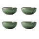 image 1 of Mikasa Cereal Bowl Set Green Ceramic 15cm Set of 4
