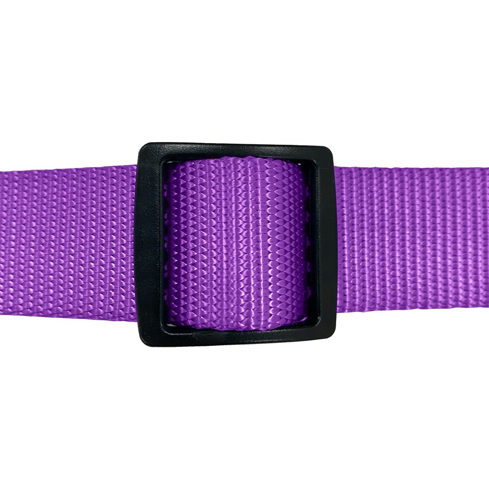 image 1 of HugglePets Snappy Adjustable Dog Collar Purple | L