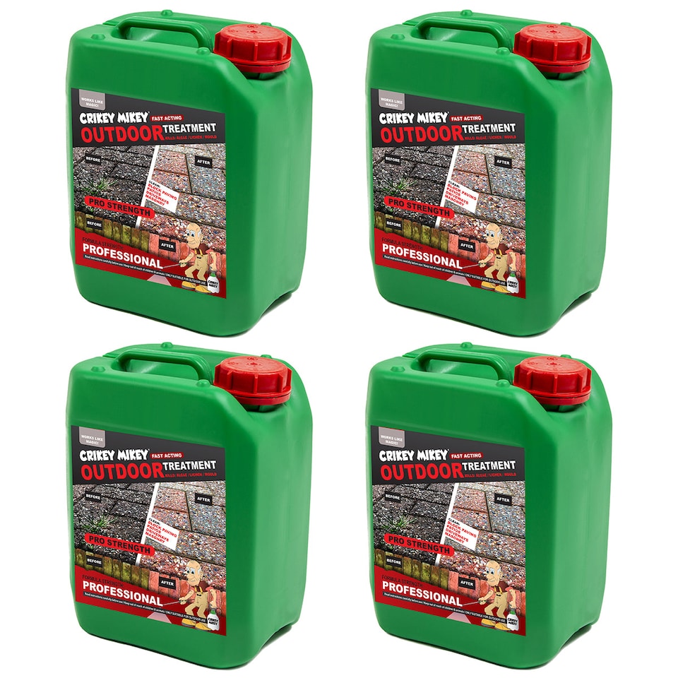 image 1 of Crikey Mikey Algae, Lichen & Mould Treatment, Professional Formula, Driveways, 20L Top Up Pack