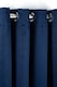 image 1 of Woven Thermal Blackout Eyelet Curtains Navy 168cm x 228cm | Blue | Blue