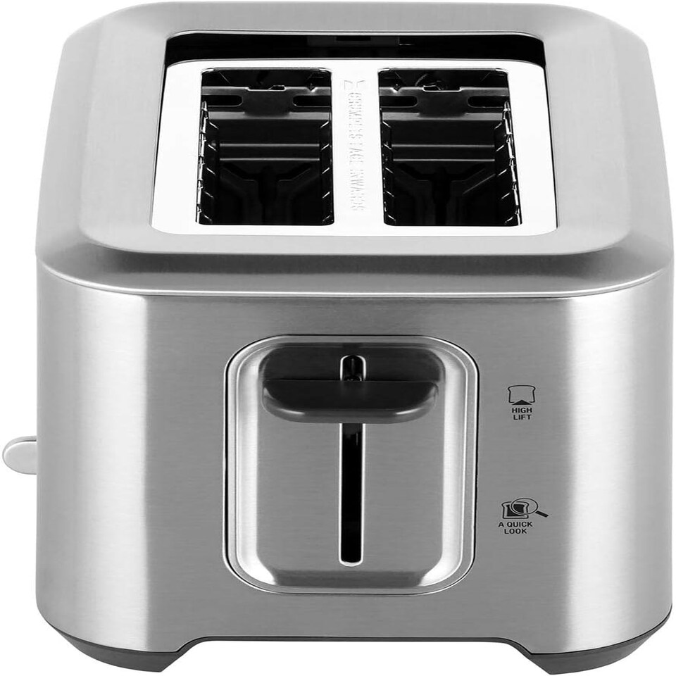 image 1 of Sage The 'A Bit More' Toaster 2 Slice With Wide Slots - 5 Settings Including A Bit More, Fruit Bread, Crumpet & Frozen - Brushed Stainless Steel Silver