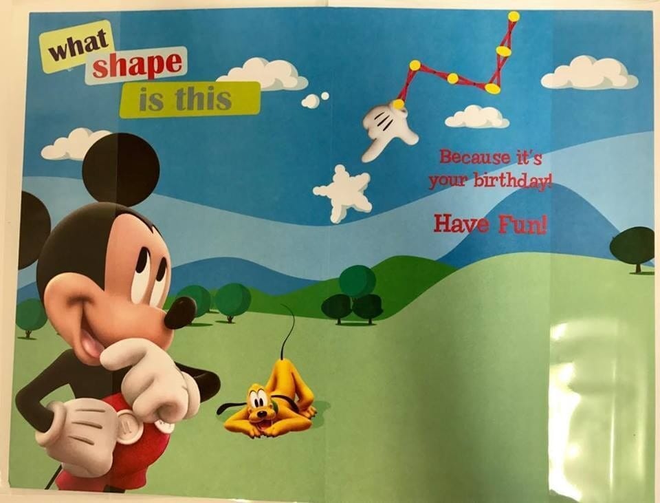 image 1 of Mickey Mouse and Friends Magical Stars Birthday Card - Ready To Play