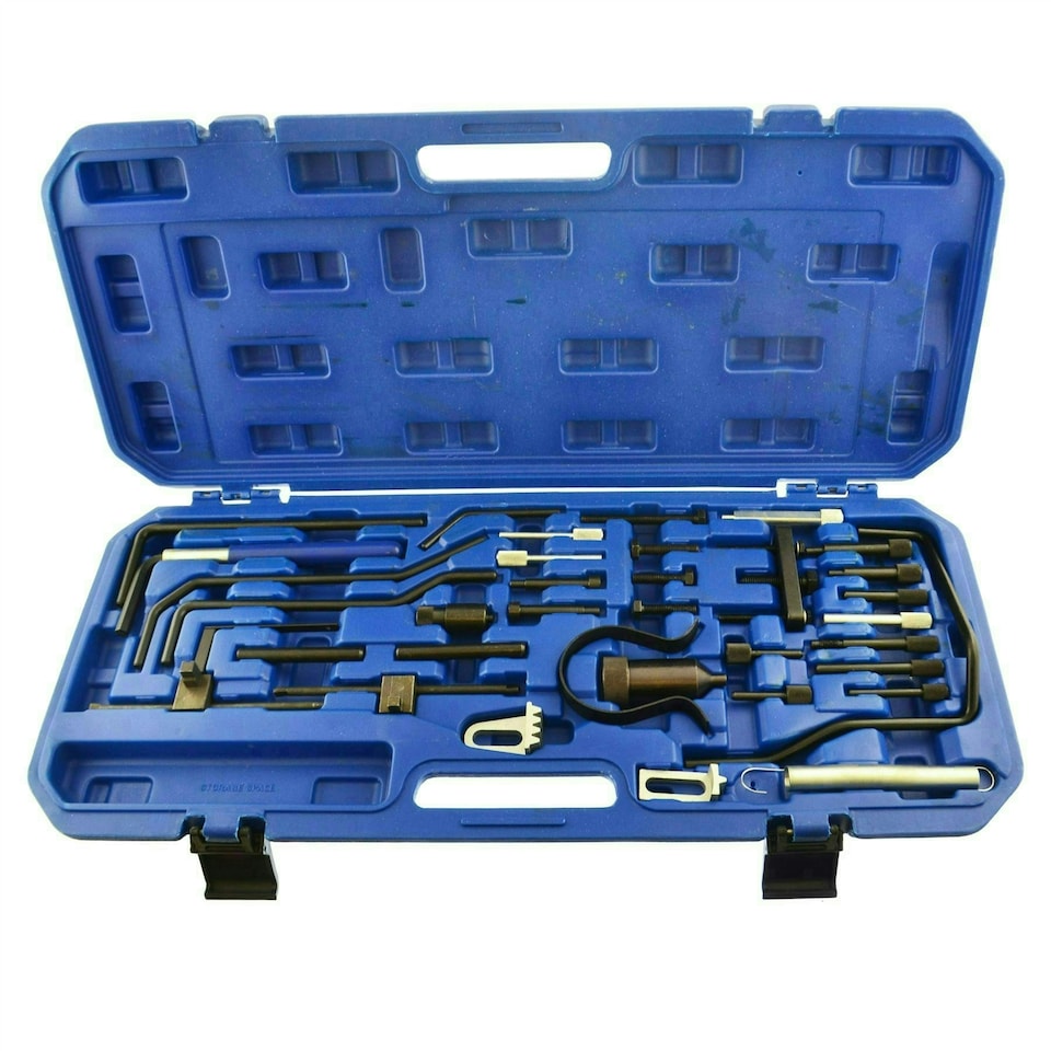 image 1 of Citroen and Peugeot Petrol and Diesel engine timing locking tool kit AT416