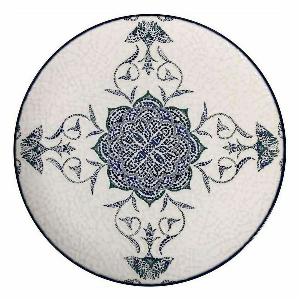 image 1 of Underplate La Mediterránea Rosetta Porcelain Ø 32,5 cm (6 Units) N/A
