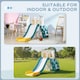 image 8 of AIYAPLAY 4 in 1 Kids Slide for Indoor Use, for Toddlers 1-3 Years, Yellow