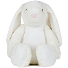 Mumbles Childrens/Kids Zippie Bunny Soft Plush Toy - Cream - One Size