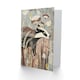image 2 of Rustic Woodland Forest Wildflowers Badger Him Her Birthday Card