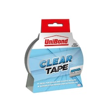 Unibond Transparent Repair Tape 50mm X 20m - Multi Colour - One Size