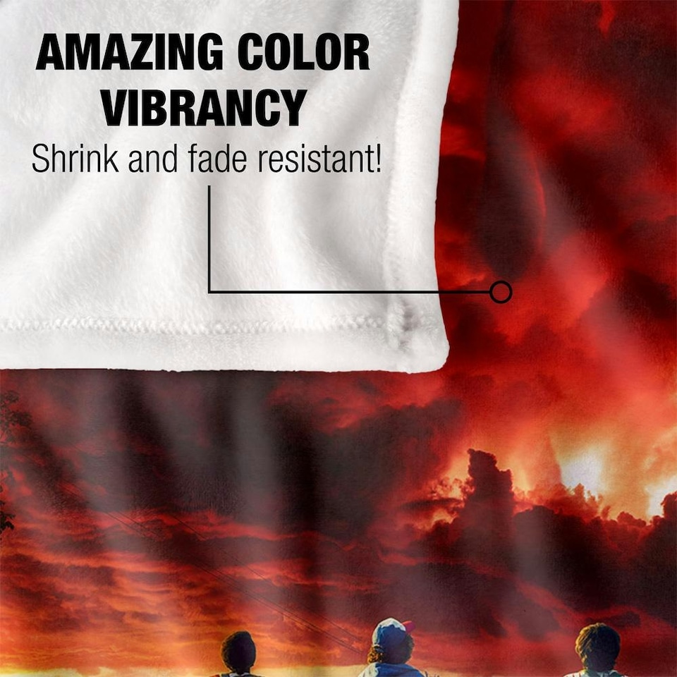 image 1 of Stranger Things Stranger Things Mind Flayer Mind Flayer Blanket - Multicoloured - One Size