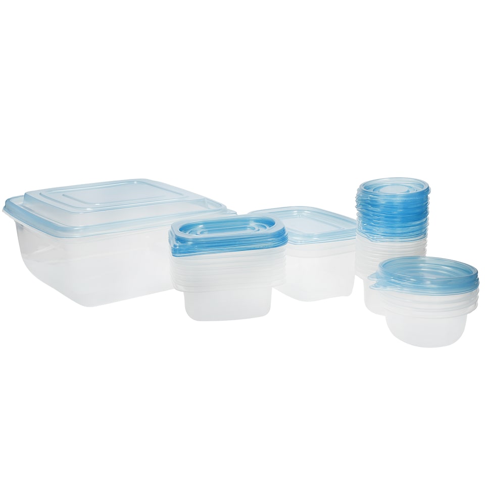 image 1 of KitchenCraft 23pc Plastic Reusable Meal Prep Container Set