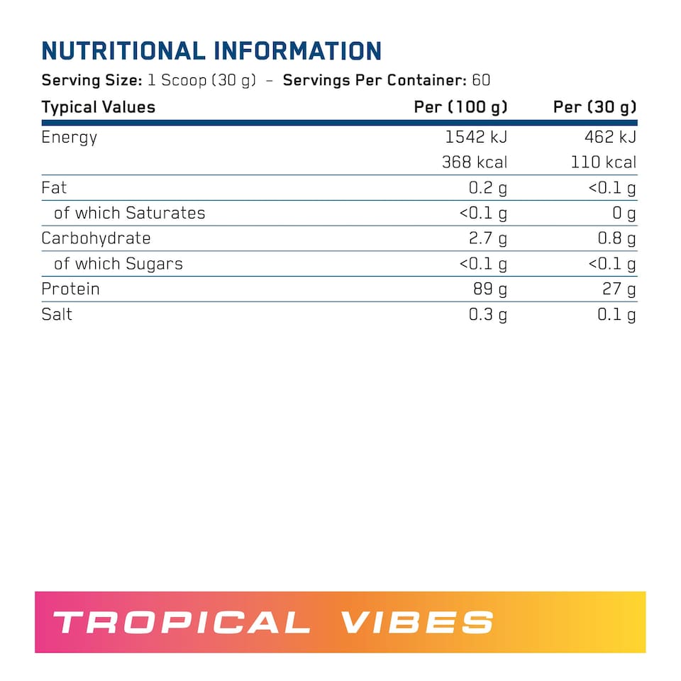 image 1 of Applied Nutrition Beef-XP Clear Protein Isolate Powder - Tropical Vibes - 60 Servings