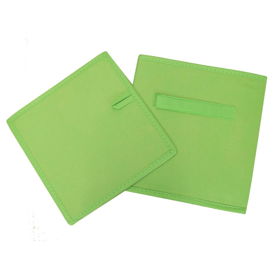 image 1 of Folding Storage Cube Space Saver Home Bedroom Under Bed Playroom Toys Pack of 4