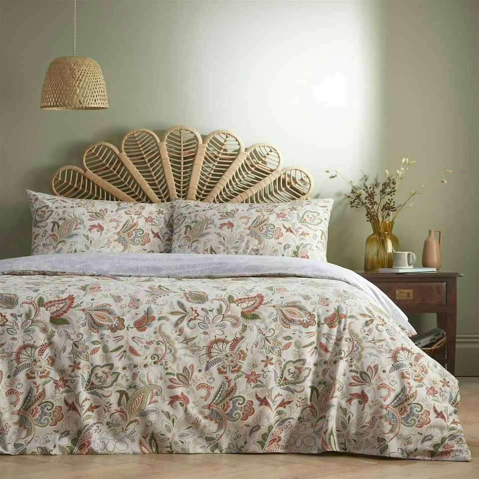 image 1 of Jacobus Paisley Duvet Cover Set Multi Double