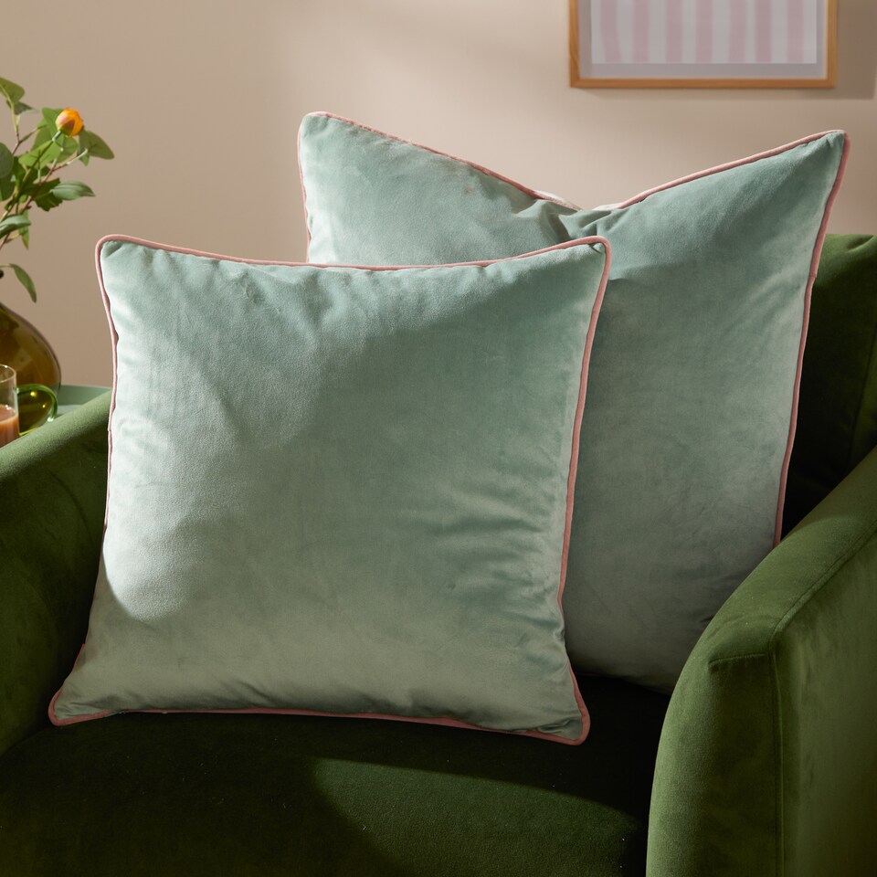 image 1 of Furn Meridian Velvet Cushion