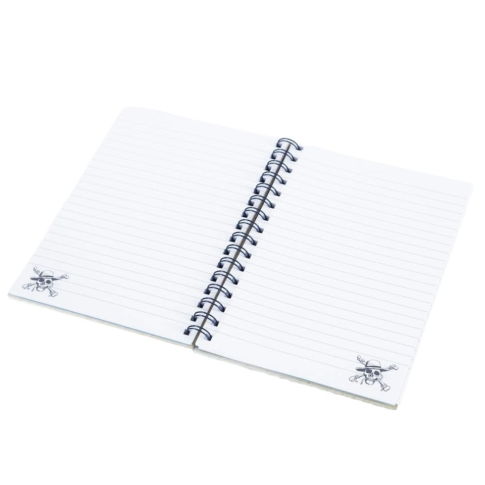image 1 of One Piece Live Action Going Merry Notebook - Brown/Yellow/Blue - One Size