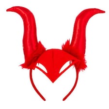 Spooksville Halloween Horn Headbands Assorted Colours