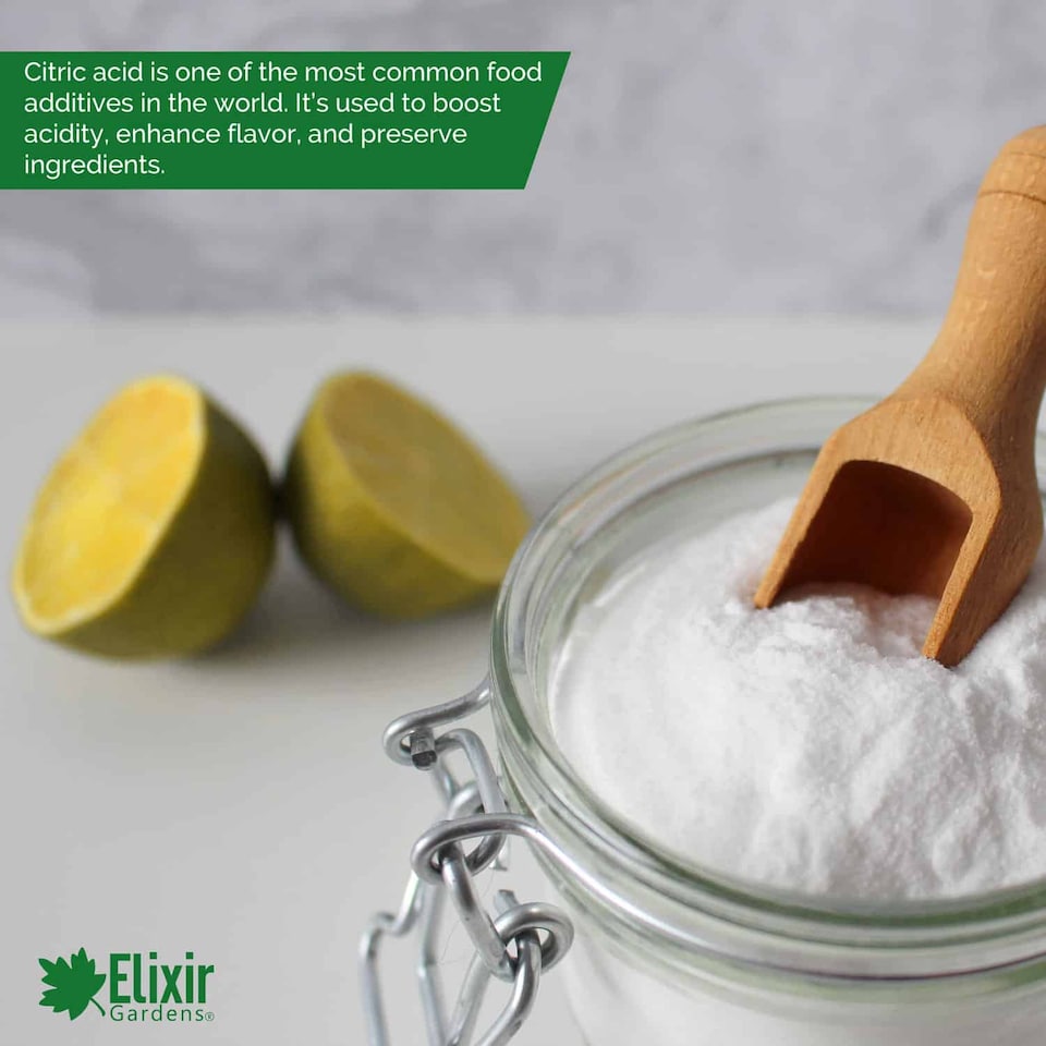 image 1 of Elixir Gardens Anhydrous Citric Acid Descaling, Cleaning, Resealable Tub x 25kg