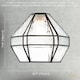 image 7 of Vintage Classic Bronze Pendant Shade with Moroccan and Water Glass | Clear | Transparent | 1