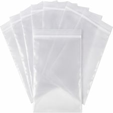 200 Clear Zip Seal Bags 3.5x4.5 Inch Resealable Pouches | Clear