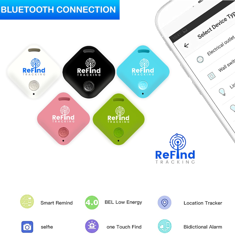 image 1 of R4 Smart Tracker for Android & iPhone Bluetooth 5.0 Samsung GPS AirTag