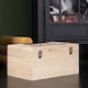 image 9 of 30cm Wooden Christmas Eve Gift Box with Personalisable Name Plate