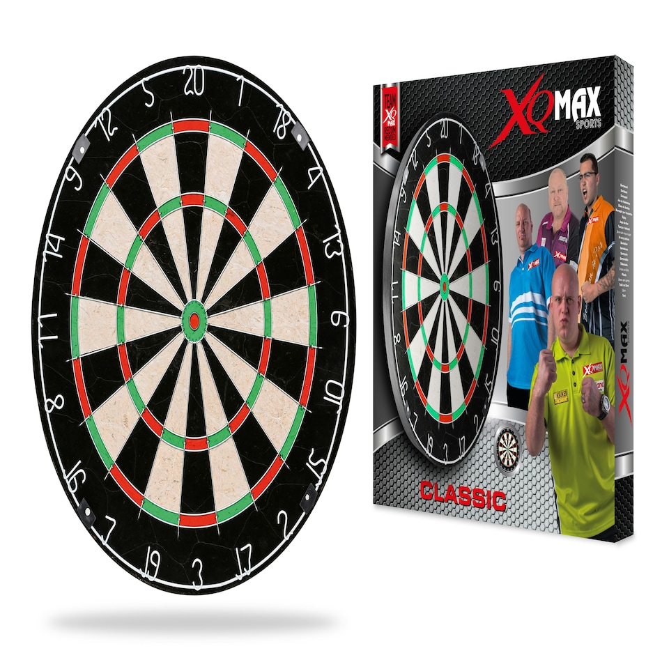 image 1 of XQ Max Darts Classic Bristle Dartboard