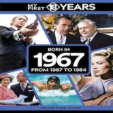 My First 18 Years - Born in 1967 Hardback Book