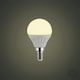 image 3 of ValueLights 6 Pack E14 White Plastic Golfball LED 4W Warm White 3000K 400lm Light Bulb