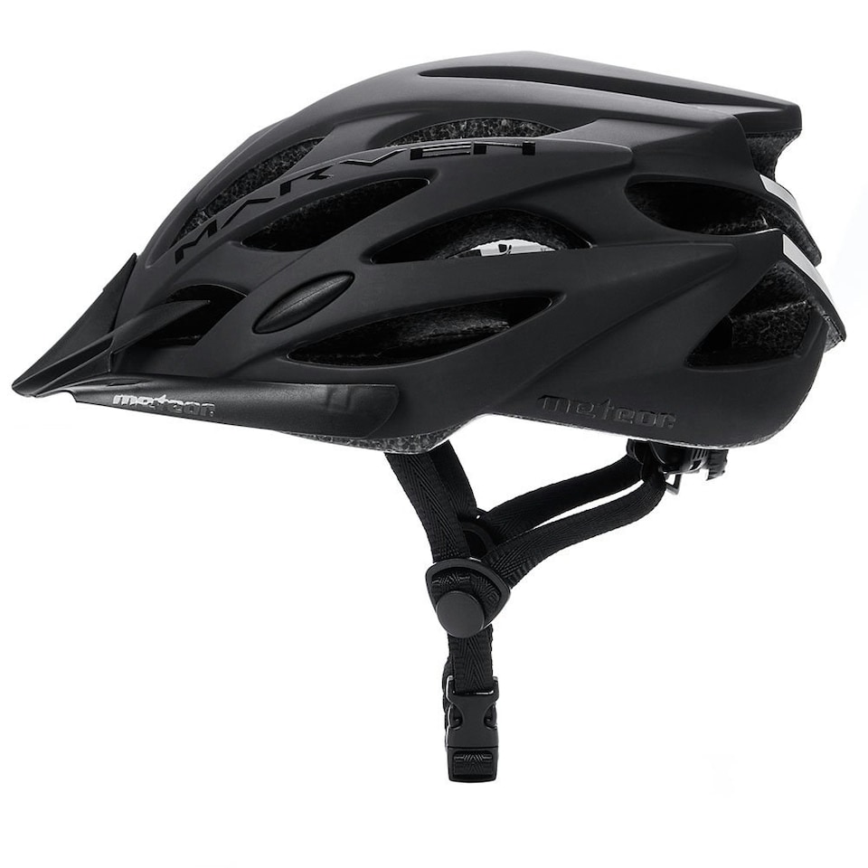 image 1 of Meteor Marven Cycle Helmet MTB Bike Skateboard Scooter Safety Gear Black | Black 1 | M