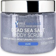 PraNaturals Dead Sea Salt Body Scrub - Lilac 500g