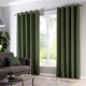image 1 of Fusion Cannes Eyelet Curtains Bottle Green