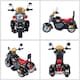 image 8 of HOMCOM Kids Electric Motorbike 6V Children Ride On Motorcycle Battery Powered Toy with Lights Sound for 3-6 Years Old Black