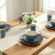 image 3 of Alivio 16-Piece Porcelain Dinner Set for 4 - Modern Ceramic Dinnerware Set with Plates, Bowls & Mugs, Microwave & Dishwasher Safe | Grey | 1