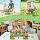 image 7 of 191 PCS Flower Garden Building Toys for Girls STEM DIY Construction Playset for Kids