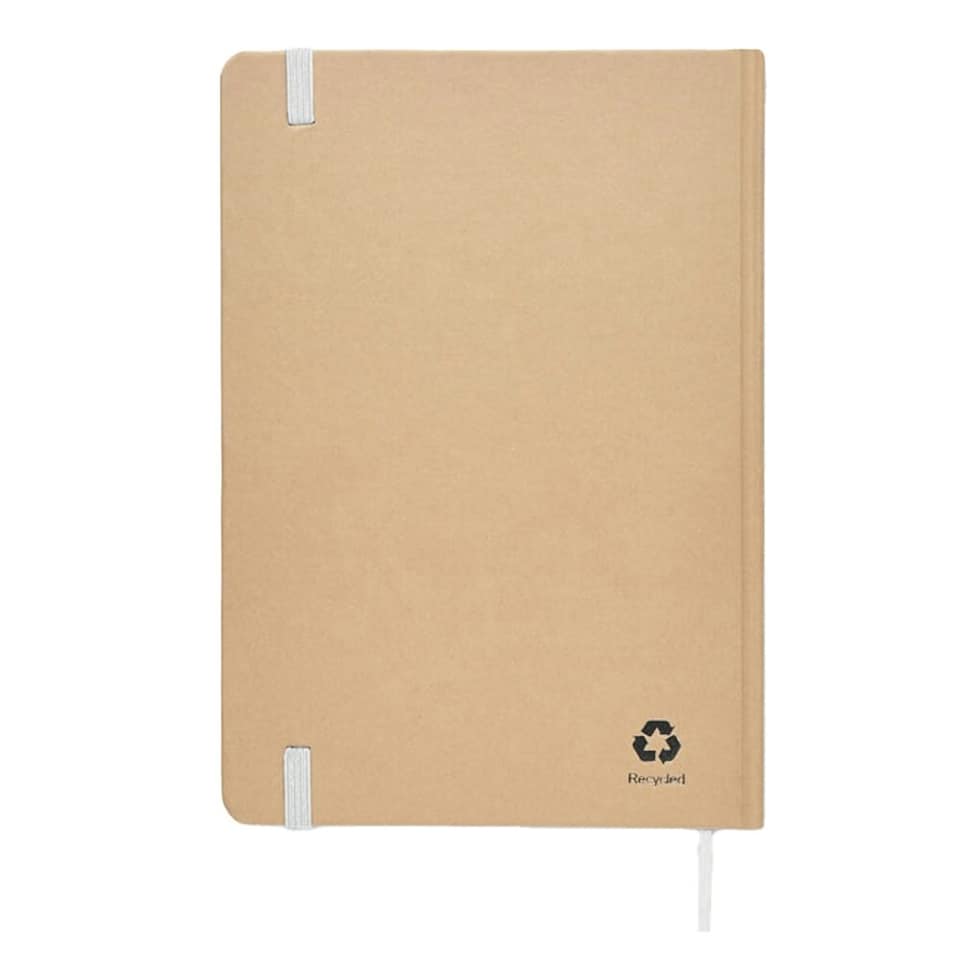 image 1 of MidOcean Everwrite Recycled A5 Notebook - White - 1.1cm x 21cm x 14cm (UTMO358)