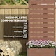 image 4 of Outsunny Raised Garden Bed with Trellis and Drainage Hole, Planter Box Grey