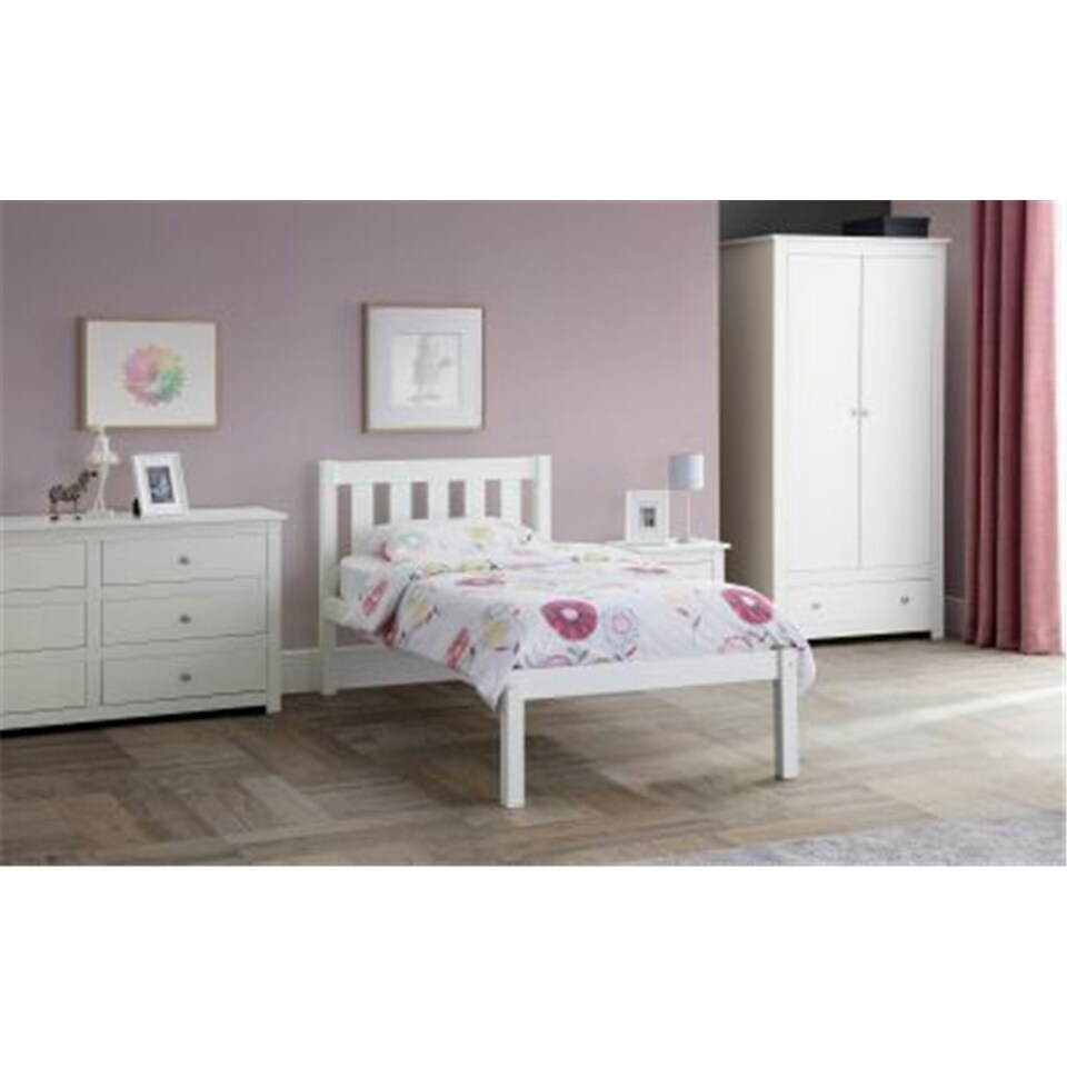 image 1 of Traditional Surf White Bedside Drawer - 1 Drawer