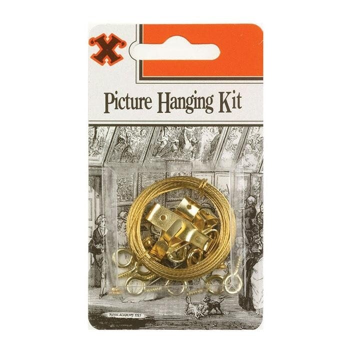 X Picture Kit 4 Hooks & 3m Wire - One Colour - One Size