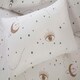 image 2 of Manifesting Polycotton Duvet Cover Set With Pillowcase | White | Single | 1