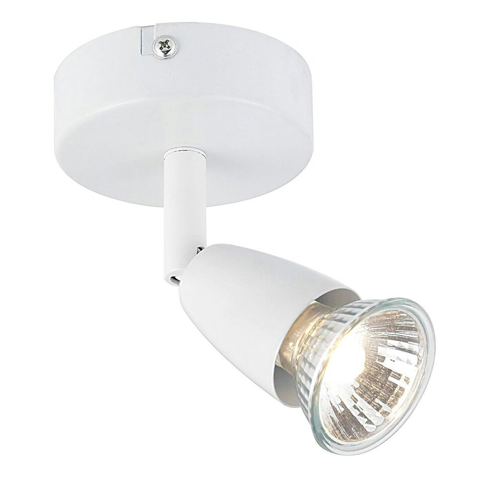 image 1 of Amalfi 1 Light Adjustable Spotlight Gloss White, GU10