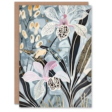 Quirky Wildflowers Him Her Birthday Card