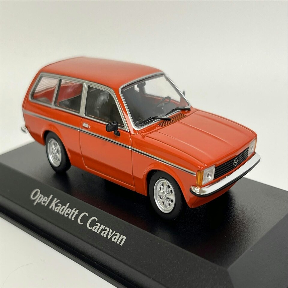 image 1 of Opel Kadett C Caravan 1978 Red 1:43 Scale Maxichamps 940048110