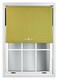 image 2 of FURNISHED Blackout Roller Blinds with Triple Square Eyelets Cut to Size Easy Fit Window Shade | Green | Green | (W) 210cm x (L) 210cm