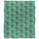 image 1 of Scooby Doo Repeat Print Blanket - Multicoloured - One Size