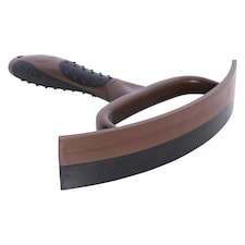 Imperial Riding IRHGrippy Plastic Half Round Horse Sweat Scraper - Walnut - One Size