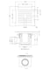 image 3 of Balterley Resin Slimline Shower Tray Grill Waste with Trap & Top, Fast Flow Design | White | White | 1